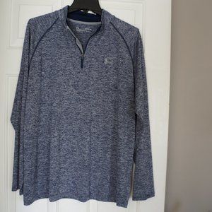 Under Armour HEATGEAR Blue Lightweight Longsleeve Quarter zip